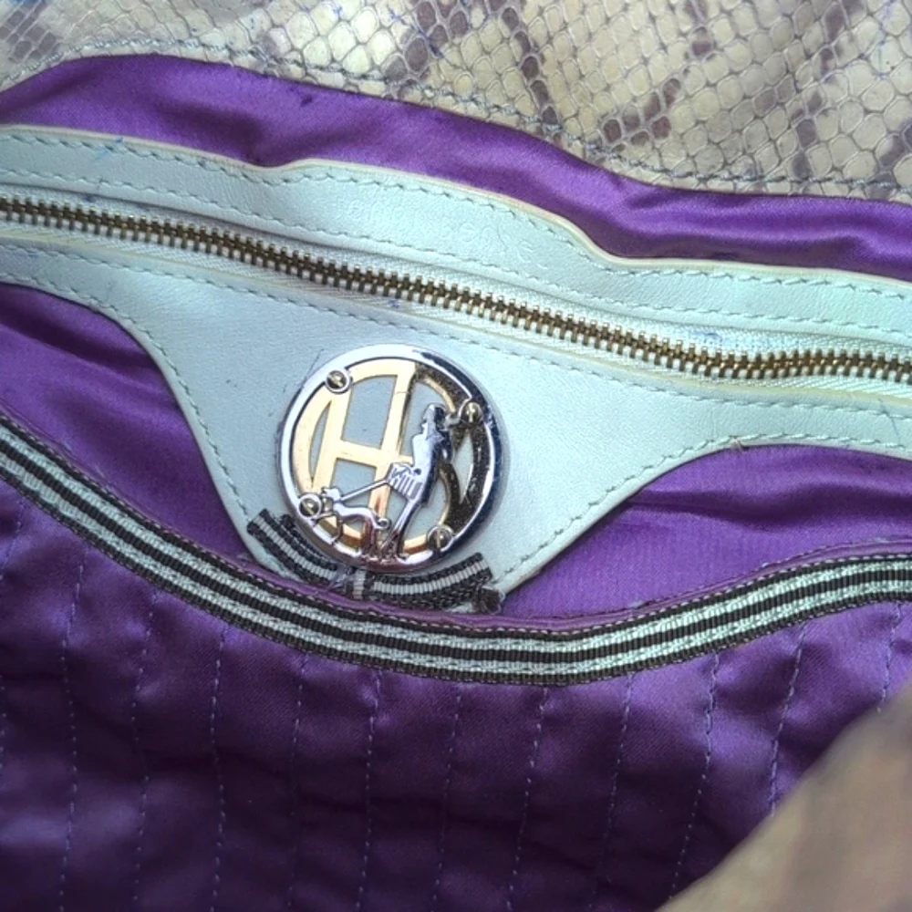 Henri Bendel Snake Skin Hobo Bag
